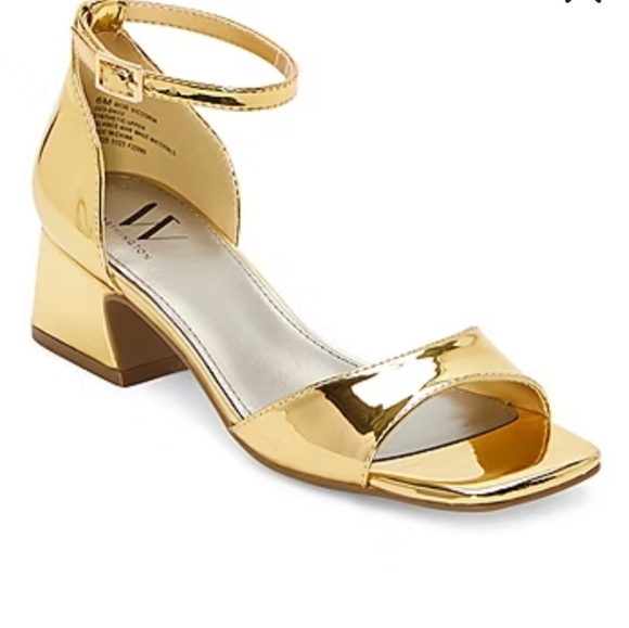 Worthington Gold Heels - Picture 1 of 6